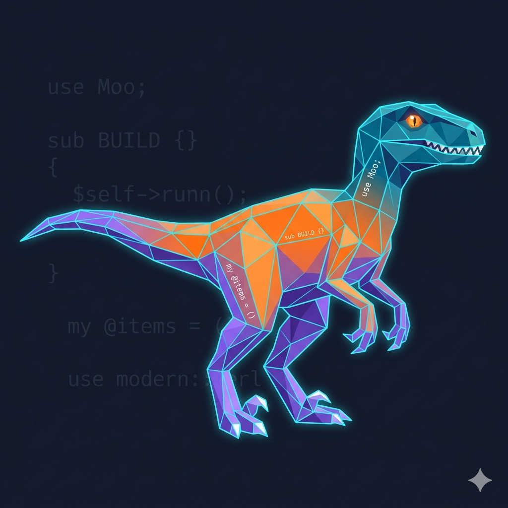 Raptor Cristalizado — Vista Lateral Direita